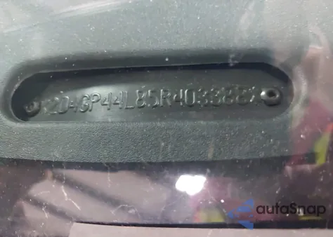 2005 Dodge Grand Caravan Sxt из США, поврежденный, VIN 2D4GP44L85R403388